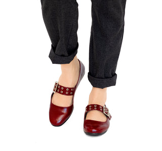 14025 Lady paulina Flats Charol Vino