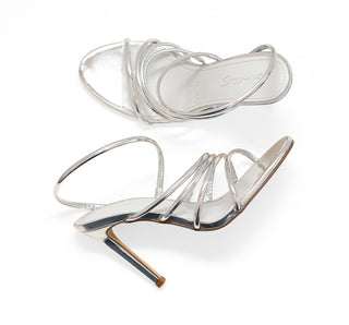 21-421 Senties Sandalia Cristal Plata