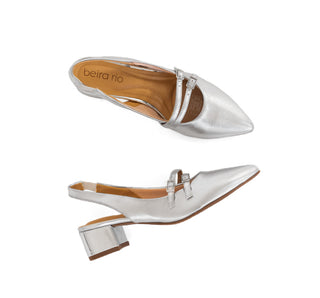 4182.224 Beira rio Zapatilla baja Metalizado premium Plata