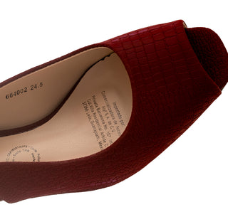 664002 Garrapata Zapatilla media Sintético Vino