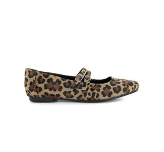 ES-01 Sarah studio Flats Textil Leopardo