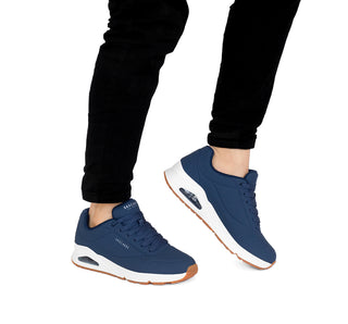 52458 Skechers Tenis Sintético Azul