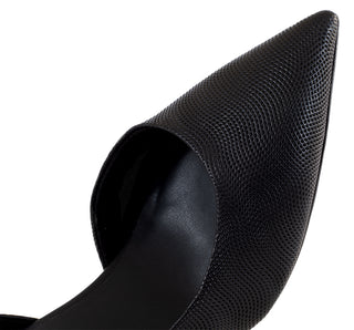 131002 Flexi Zapatilla media Piel Negro