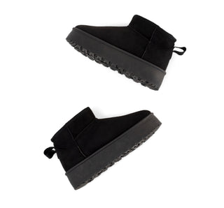 26434-5 Furor Botin Textil Negro