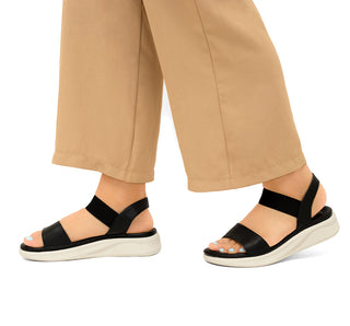 22817-7 Garrapata Sandalia Sintético Negro