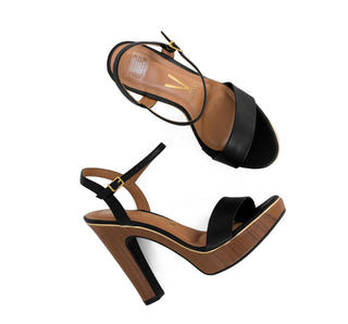 6292.300 Vizzano Sandalia Sintético Negro / café