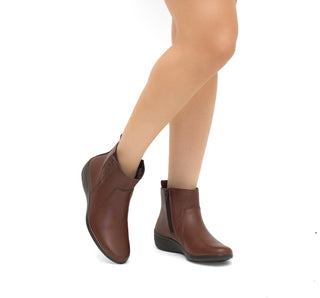 18135 Flexi Botin Piel Cafe
