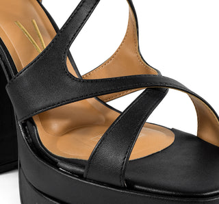 1395.107 Vizzano Sandalia Pelica/pele strech Negro