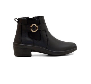130008 Flexi Botin Piel Negro