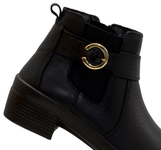 130008 Flexi Botin Piel Negro