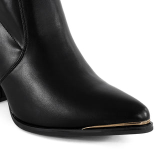 2409111 Garrapata Bota Sintético Negro