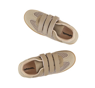 241005 Garrapata Tenis Textil Beige