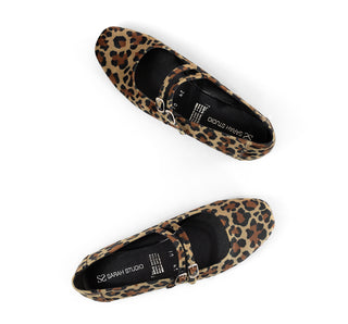 ES-01 Sarah studio Flats Textil Leopardo