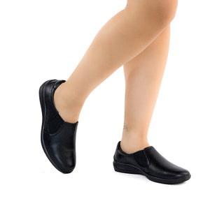25901 Flexi Cerrado Piel Negro