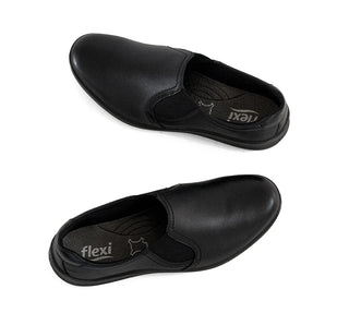 25901 Flexi Cerrado Piel Negro