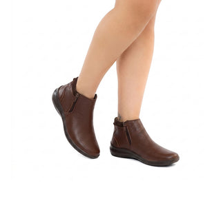 25913 Flexi Botin Piel Chocolate