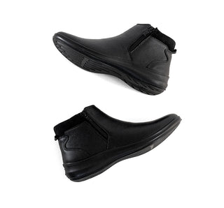 25913 Flexi Botin Piel Negro
