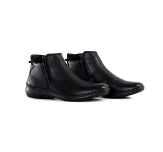 25913 Flexi Botin Piel Negro