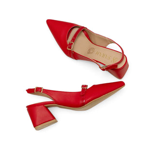 PL-01 Sarah studio Zapatilla baja Cabra corte Rojo