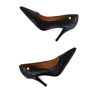 1184.1101 Vizzano Zapatilla alta Napa croco Negro