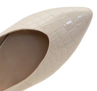 262505 Efe Zapatilla media Charol Beige