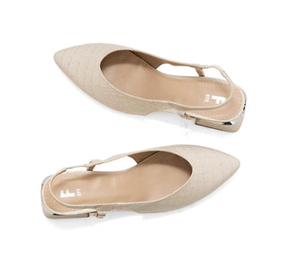 262505 Efe Zapatilla media Charol Beige