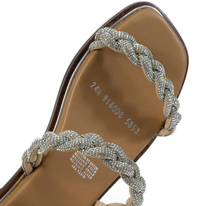 916008 Gillio Sandalia Trenza Plata