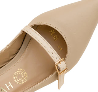 PL-01 Sarah studio Zapatilla baja Cabra corte Beige