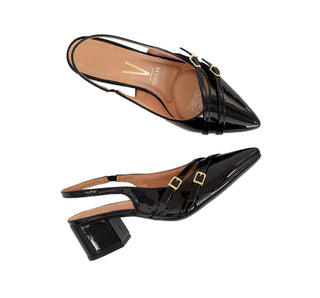 1220.366 Vizzano Zapatilla media Verniz premium Negro