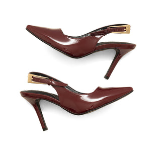 285036 Lady paulina Zapatilla alta Charol Vino
