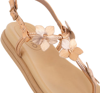 8513.102 Beira rio Sandalia Metalizado premium Oro rosa