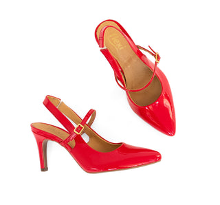 104519 Flexi Zapatilla media Sintético Rojo