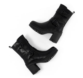 2409073 Garrapata Bota Sintético Negro