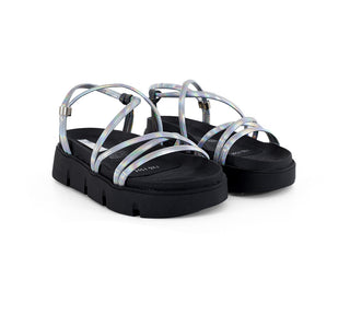 1501 Sarah studio Sandalia Cristal Plata