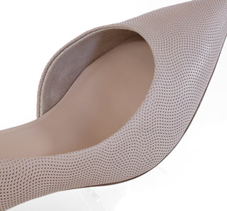 131002 Flexi Zapatilla media Piel Beige