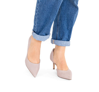 131002 Flexi Zapatilla media Piel Beige