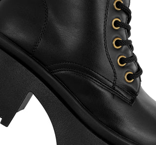 YX832 Garrapata Botin Sintético Negro