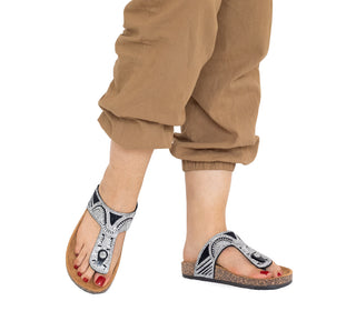 311007 Garrapata Sandalia Sintético Negro