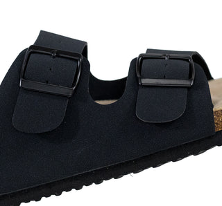 31005 Garrapata Sandalia Textil Negro