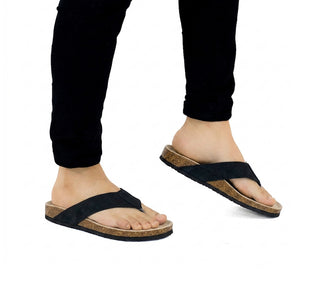 31006 Garrapata Sandalia Textil Negro