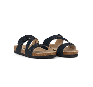 311009 Garrapata Sandalia Textil Negro