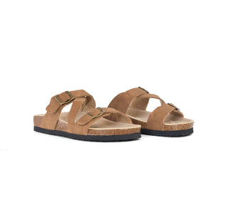 311009 Garrapata Sandalia Textil Ocre