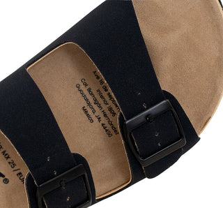 311010 Garrapata Sandalia Textil Negro