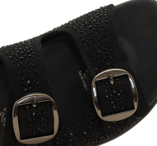 312001 Garrapata Sandalia Textil Negro