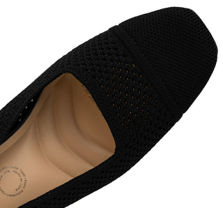 664001 Garrapata Zapatilla media Textil Negro