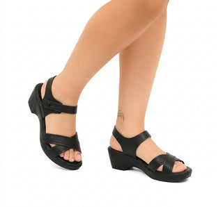 315008 Garrapata Sandalia Sintético Negro