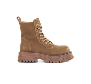 YX848 Garrapata Botin Sintético Cafe