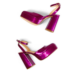 31716 Senties Zapatilla alta Sintético Fiusha