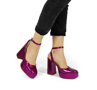 31716 Senties Zapatilla alta Sintético Fiusha