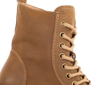 YX848 Garrapata Botin Sintético Cafe